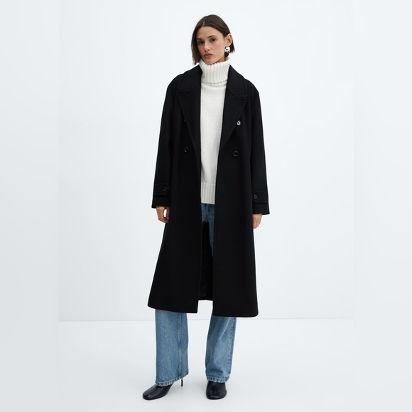 NWOT Mango Wool Coat - Picture 2 of 9
